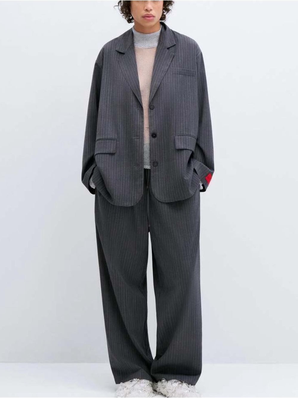 Cordera Striped Blazer & Dress Pants